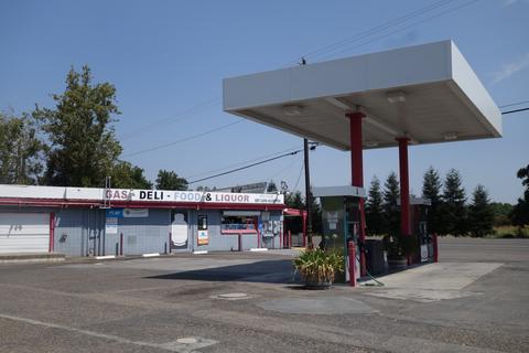 Gas station - lunch stop