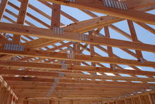 Picture up in the trusses