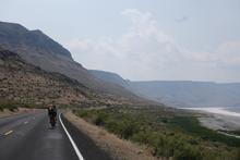 Lake Ebert and the road