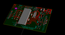 3d view of the PCB