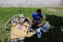 Assembling the bikes